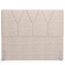 Ver imagem 5 de Cabeceira Cama Box Casal King 195 cm Aurora W01 Suede Bege - Lyam Decor