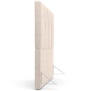 Ver imagem 6 de Cabeceira Cama Box Casal King 195 cm Aurora W01 Suede Bege - Lyam Decor