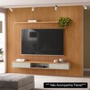 Ver imagem 1 de Bancada Suspensa Rack para Sala 218cm Prime L06 Nature/Off White - Mpozenato