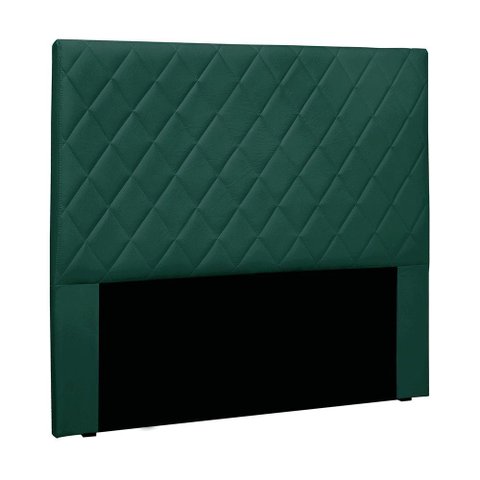 Cabeceira Cama Box Solteiro 90 Cm Dubai Veludo Verde S04 - D'Rossi