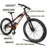 Bicicleta Aro 26 Vmaxx Viking Tuff 25 Freeride Shimano 21v Disc - Azul-Marinho/Laranja - 3