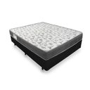 Ver imagem 1 de Cama Box Casal 138 Tecido Sintético Preto com Colchão De Espuma - D33 Ortobom ISO 100