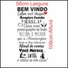Adesivo de Parede Decorativo Frase Motivacional Bem Vindo Fisioterapia - 3