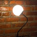 Ver imagem 2 de Luminária de Coluna Abajur Piso Chão Globo - Koma - Preto - 3103-3