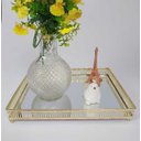 Ver imagem 1 de bandeja imperial espelhada para casa decoração linda mesa