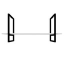 Ver imagem 4 de Prateleira Suspensa para Cozinha - Aço Branco - Nichos Decorativos