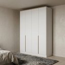 Ver imagem 1 de Guarda-Roupa Casal 100% MDF com 4 Portas e 2 Gavetas Casuá Branco