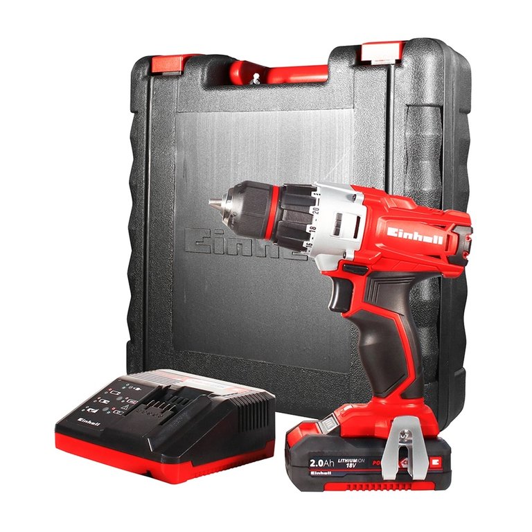 Parafusadeira e Furadeira Á Bateria Profissional 18v Te-cd-18/2 Li Einhell