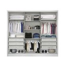 Ver imagem 4 de Guarda Roupa Casal com Espelho 3 Portas 6 Gavetas - Arezzo Plus-branco - Móveis Novo Horizonte