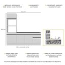 Ver imagem 5 de Armário De Cozinha Compacta Mp2113.964 Branco/preto