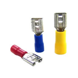 150un Kit Terminal Fêmea Faston Pré-isolado 0,5 a 6,0mm - 5
