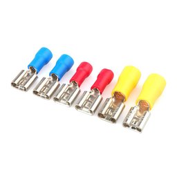 150un Kit Terminal Fêmea Faston Pré-isolado 0,5 a 6,0mm - 4