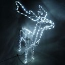 Ver imagem 2 de Rena de Natal com Movimento Natalina Enfeite Grande 110v