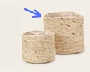 Ver imagem 1 de Cachepot em Fibra Natural 14946 G Mart