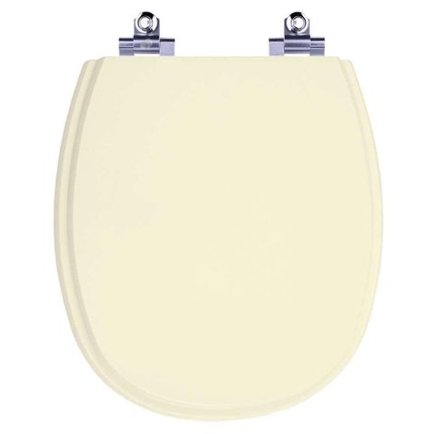 Tampa de Vaso Sanitário com Amortecedor Ascot Bone (Bege) para bacia Ideal Standard