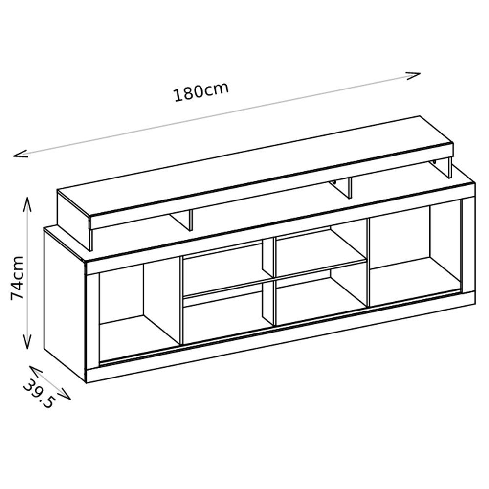 Rack para TV até 60 Polegadas Titan Caemmun - 5