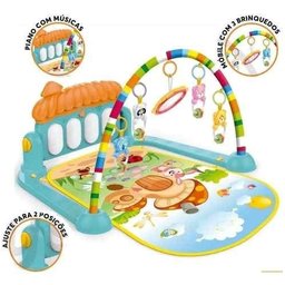 Tapete de Atividades Interativo Bebê Piano Musical Mobile - 4