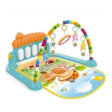 Tapete de Atividades Interativo Bebê Piano Musical Mobile