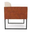Ver imagem 7 de Poltrona Base Industrial Preto Kit 2 Elisa Nozes-linho Bege A19 D03 - D'Rossi