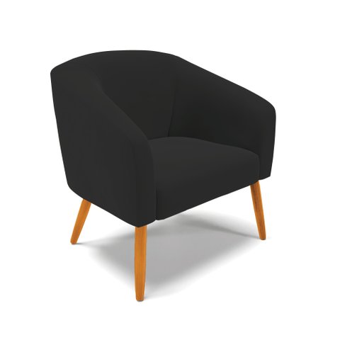 Poltrona Stella Peach Preto - D'Rossi