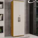 Ver imagem 1 de Armário Multiuso 2 Portas Caio Chf Móveis Cinamomo com Off White
