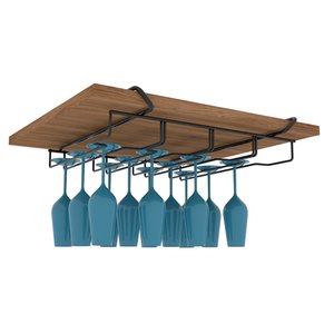 Suporte móvel para taças - Aramado - preto