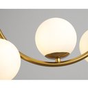 Ver imagem 5 de Luminaria Pendente Lustre Meia Lua Enfeite Luxo Sala Quarto Cozinha Decoraçao Residencial Comercial