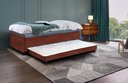 Ver imagem 1 de Cama 3 em 1 Solteiro Serenelife - Suede Marrom