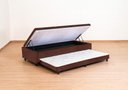 Ver imagem 5 de Cama 3 em 1 Solteiro Serenelife - Suede Marrom