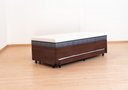 Ver imagem 4 de Cama 3 em 1 Solteiro Serenelife - Suede Marrom