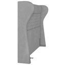 Ver imagem 3 de Cabeceira Cama Box King 195 Cm P05 Madrid Veludo Cinza