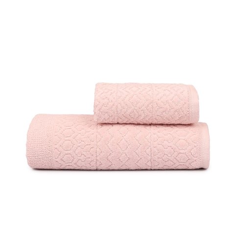 Jogo de Toalha 2 Peças Loft 100% Algodão Atlântica Cor: Rosa Mineral 3480