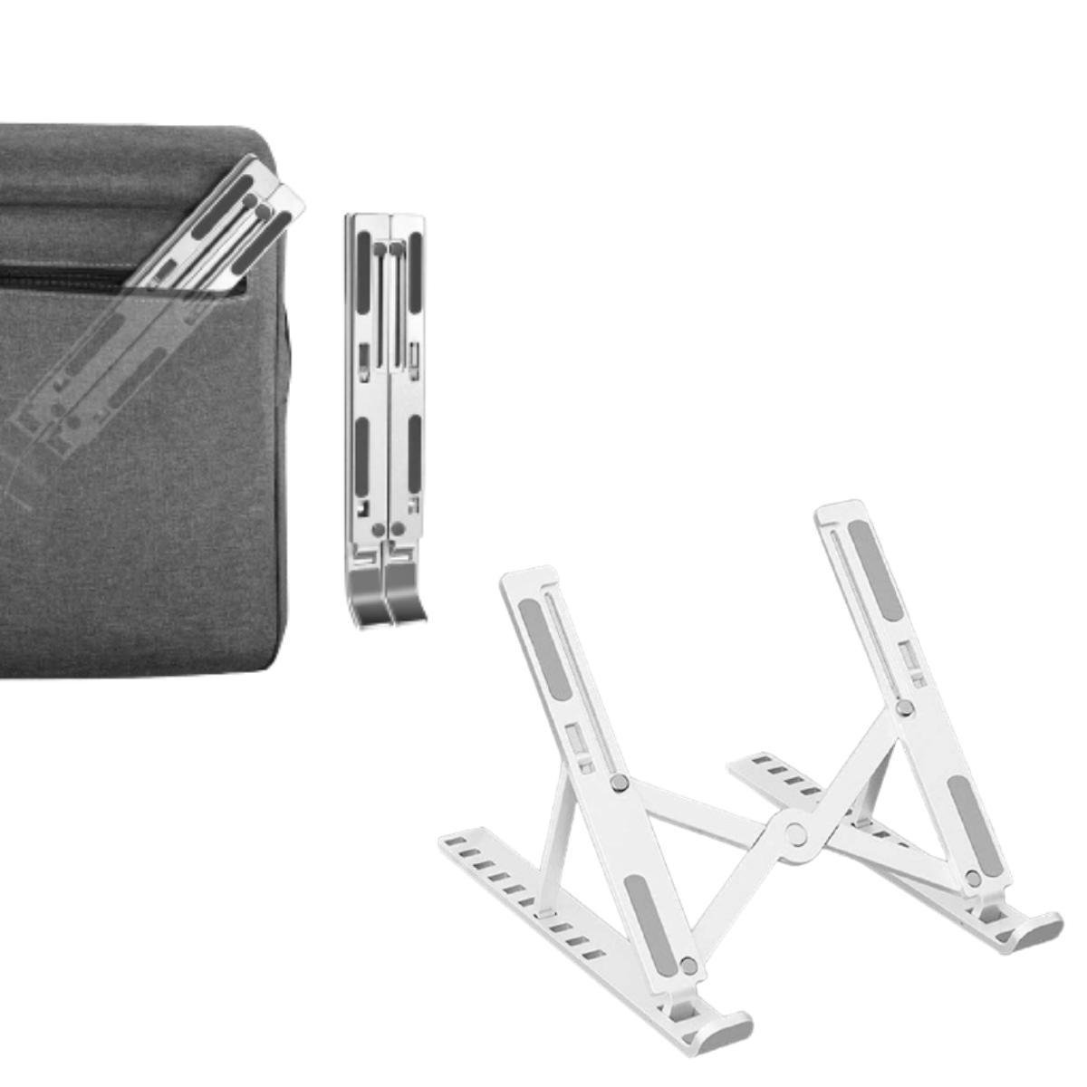 Kit 2 Suportes Elevador De Alumínio Para Notebook Ajustável ...