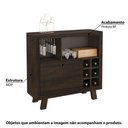 Ver imagem 2 de Adega para 6 Garrafas e 1 Porta Tecno Mobili - Rústico