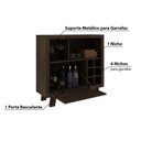 Ver imagem 3 de Adega para 6 Garrafas e 1 Porta Tecno Mobili - Rústico