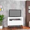 Ver imagem 1 de Rack Retrô para Tv até 36" 90cm Toronto Ra900 Art In Móveis - Branco