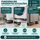 Ver imagem 6 de Kit Pes Antivibracao Lavadora Geladeira Fogao Moveis Antiderrapante Nivelador Suporte Redutor Ruido