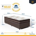 Ver imagem 5 de Cama Box com Colchão de Molas Ensacadas Anjos Classic Pocket Solteiro 88cm