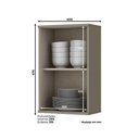 Ver imagem 4 de Armário De Cozinha 01 Porta 40 Cm évelin Henn Duna Cristal