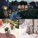 Ver imagem 2 de Jesokiibo 2 Peças Tequila Escultura Rústica Metal Agave