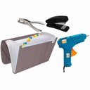 Ver imagem 2 de Grampeador Profissional Reforçado 25 Folhas Pasta Sanfonada