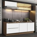 Ver imagem 7 de Cozinha Completa Lux Com Armário E Balcão 5 Portas 2 Gavetas