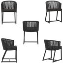 Ver imagem 5 de Mesa e 6 Cadeiras e Noronha Preto E9 Trama Original Preto