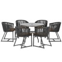 Ver imagem 1 de Mesa e 6 Cadeiras e Noronha Preto E9 Trama Original Preto