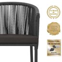 Ver imagem 3 de Mesa e 6 Cadeiras e Noronha Preto E9 Trama Original Preto
