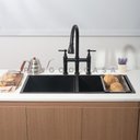 Ver imagem 6 de Cuba Dupla Para Cozinha Gourmet Inox Tukano Pingoo.casa - Preto