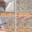 Ver mais imagens de Papel de Parede Adesivo Lavavel Pedra Marmore Profundo