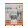 Guarda Roupas Casal Porto Rico Tuboarte 6 Portas 100% em Mdf Amêndoa - 3