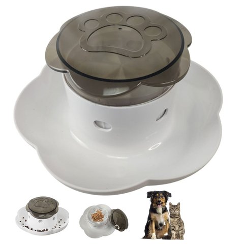 Comedouro Pet Cachorro Cao Gato Brinquedo Interativo Animal de Estimaçao Petisco Raçao Comida Compor