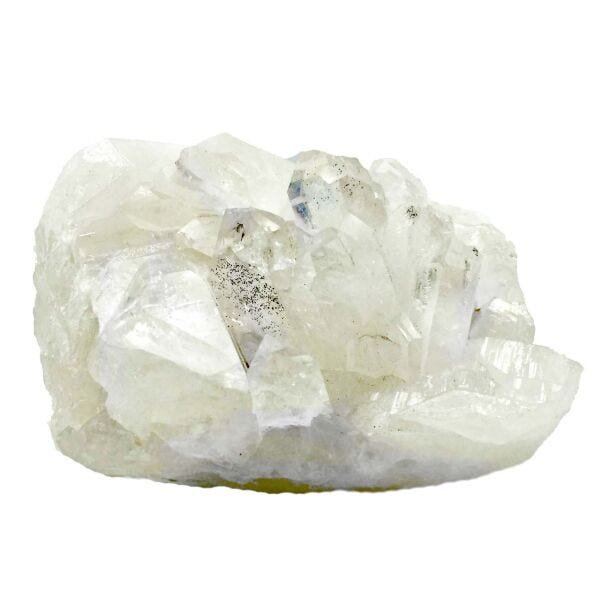 Drusa de Cristal Quartzo Transparente Branco Pontas Brutas G - 1